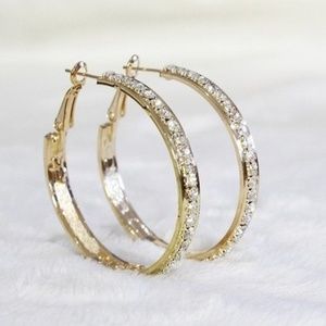 Unique Women Fashion 18K Gold Filled Earrings